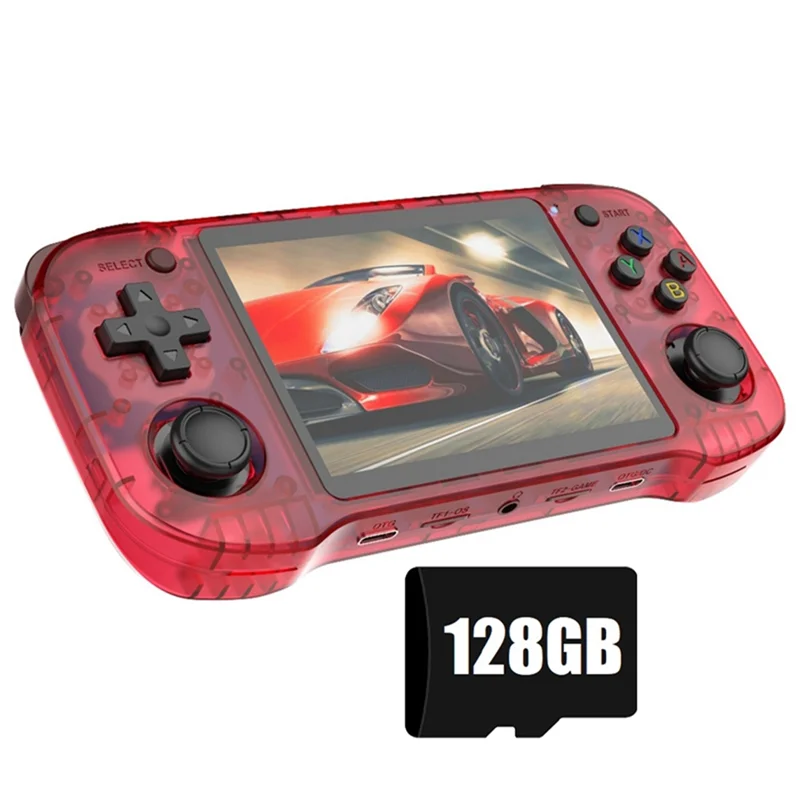 

Portable R46H Retro Handheld Game Console 128G Storage 20000+ Games 4.2" Screen Video Player Integrated Gamepad 10+ Emulators