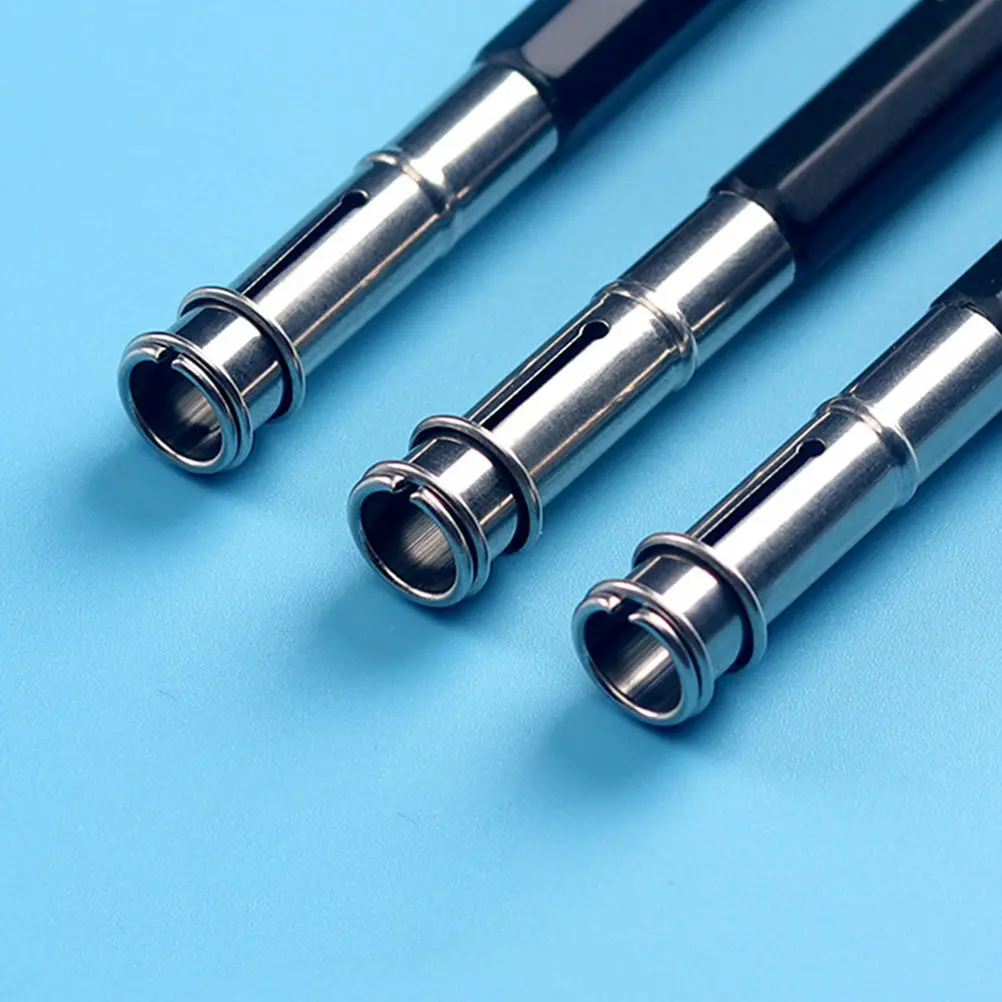 

Lengthening Pencil Cover Double-ended Extender Metal Holder Office Attachments for Pencils Lengthener