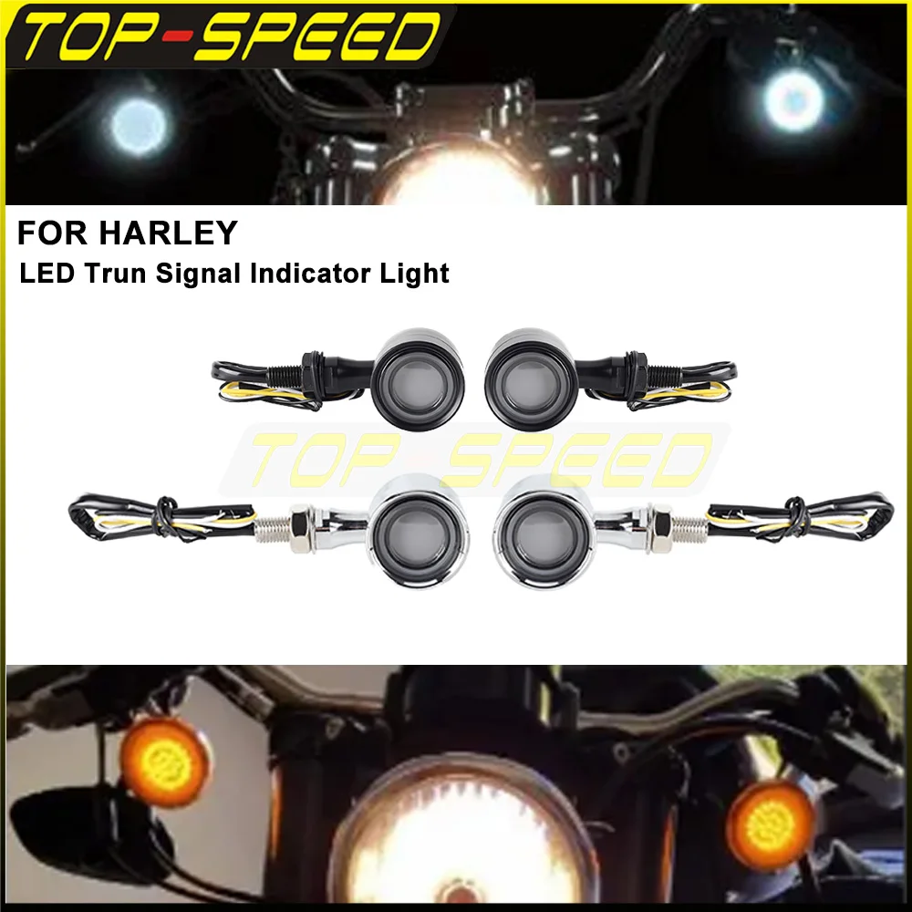 

2Pcs LED Motorcycle Turn Signal Light Motorcycle Front/Rear Running Indicator Lamp For Honda Rebel 1100 Touring DCT 500 300 ABS