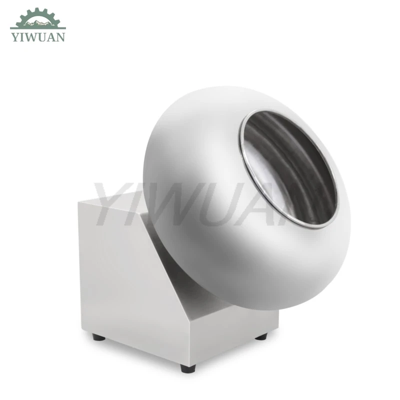 Hot Sales Electric Candy Dry Fruit Dates Macadamia Nuts Peanut Chocolate Coating Machine