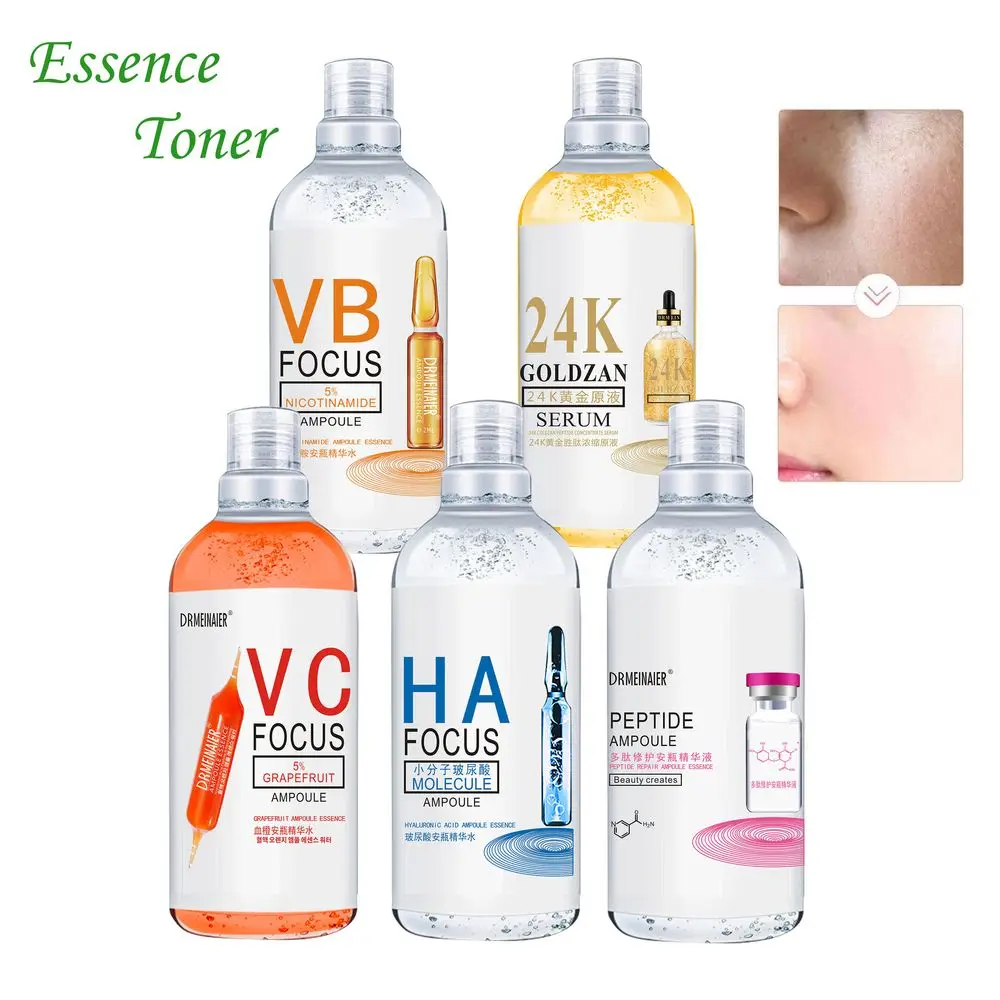 

500ML Large Volume Ampoule Essence Face Toner Moisturizing Firming Brightening Shrink Pores Beauty Products Face Skin Care