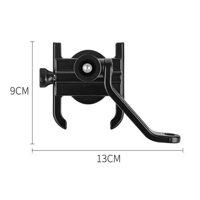 Aluminum Alloy Motorcycle Bike  GPS Bracket Support Clip Mirror Bicycle Handlebar Mobile Phone Holder