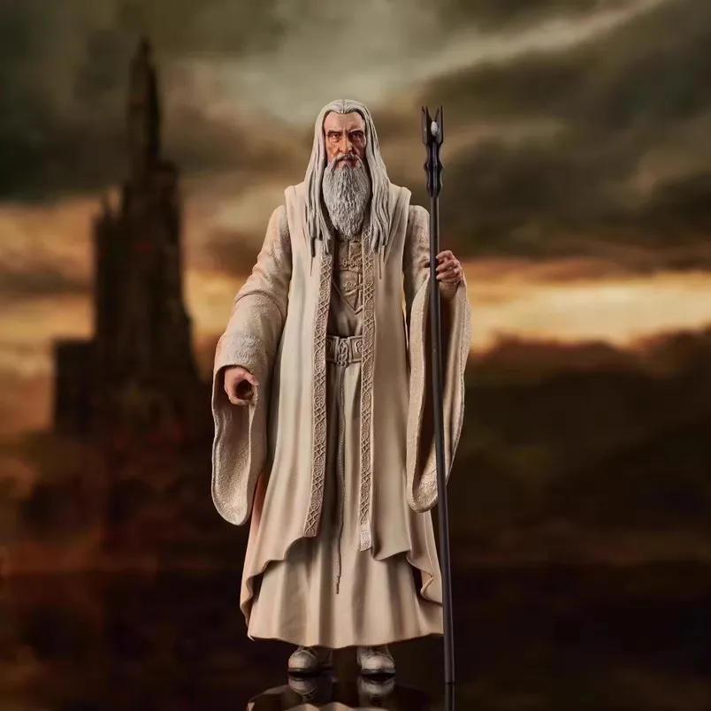 منتج متوفر في المخزون DST The Lord of the Rings Nazg Э l Gandalf Saruman Lutz معزز orc دمية متحركة مقاس 7 بوصات هدية العيد