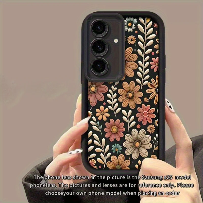 Flower and Grass New Phone Case Suitable for Samsung for Galaxy S26 S25 S24 S22 S21 S20 FE Ultra Plus 5G Anti Drop Back Cover