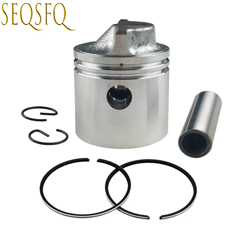 6G1-11631 6G1-11610 Piston with Ring STD Kit 50mm For Yamaha Boat Motor 2 stroke 6HP 8HP 6G1-11631-00 6G1-11610-00