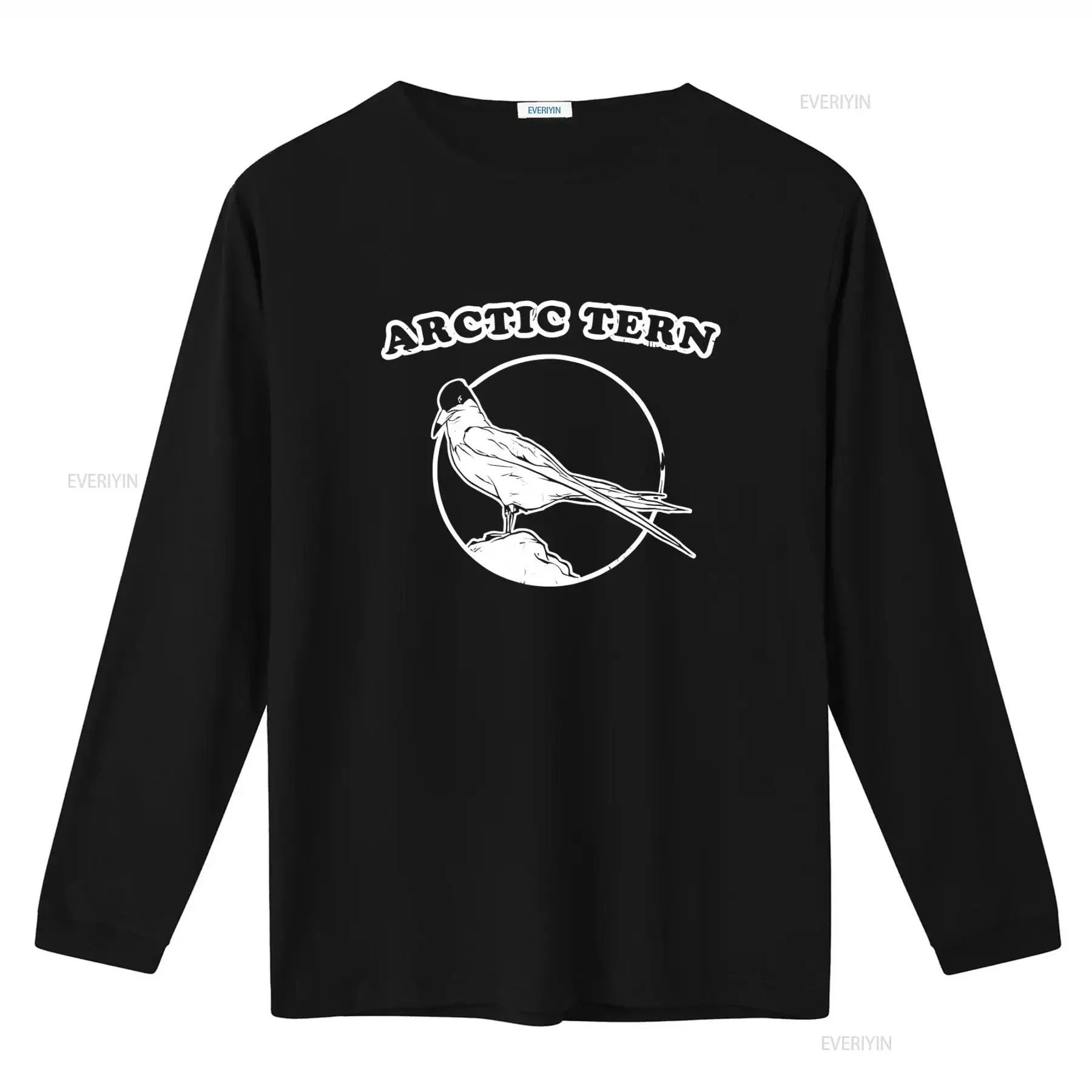 Retro Arctic Tern Bird Design T Shirt for Birders NEW 10 Colors vintage Washed Stretched Soft Slightly Breathable