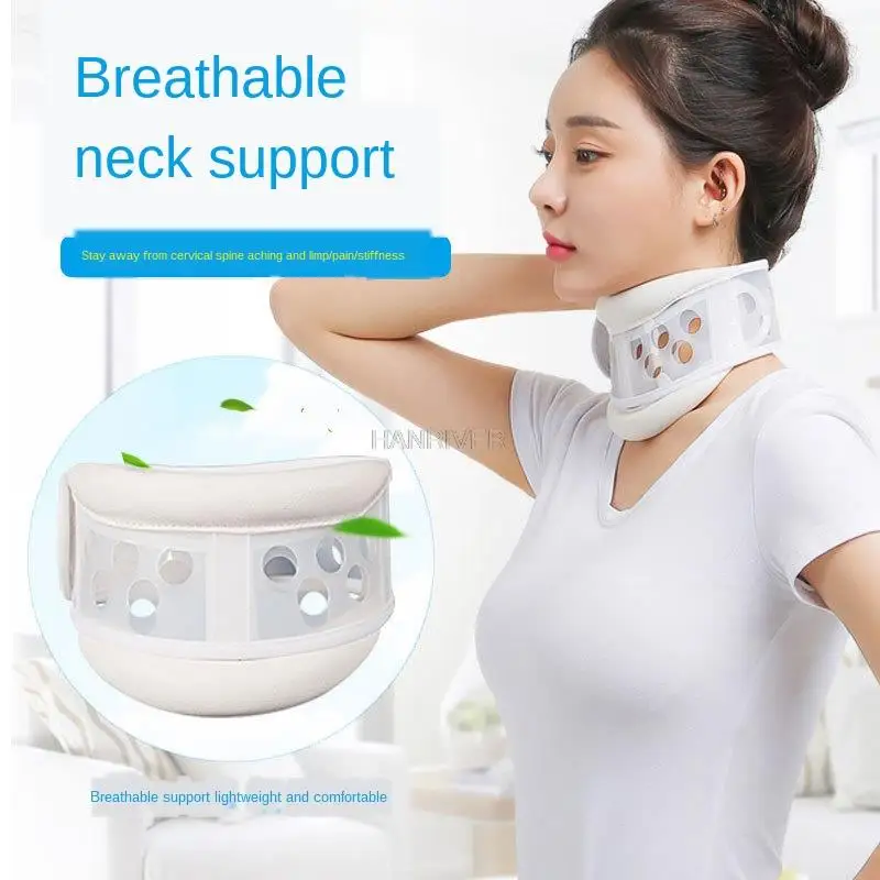 Breathable Collar Adjustable Neck Support Neck Care Home Cervical Vertebra Traction Holder Neck Orthosis Cervical Support