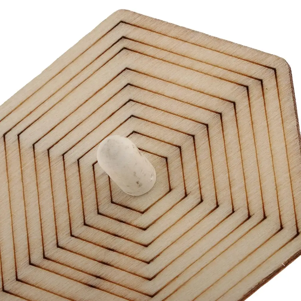 Giocattolo Educativo in Legno Non Finito per Bambini, Trottola Giroscopica Fai-da-Te per Attività in Classe