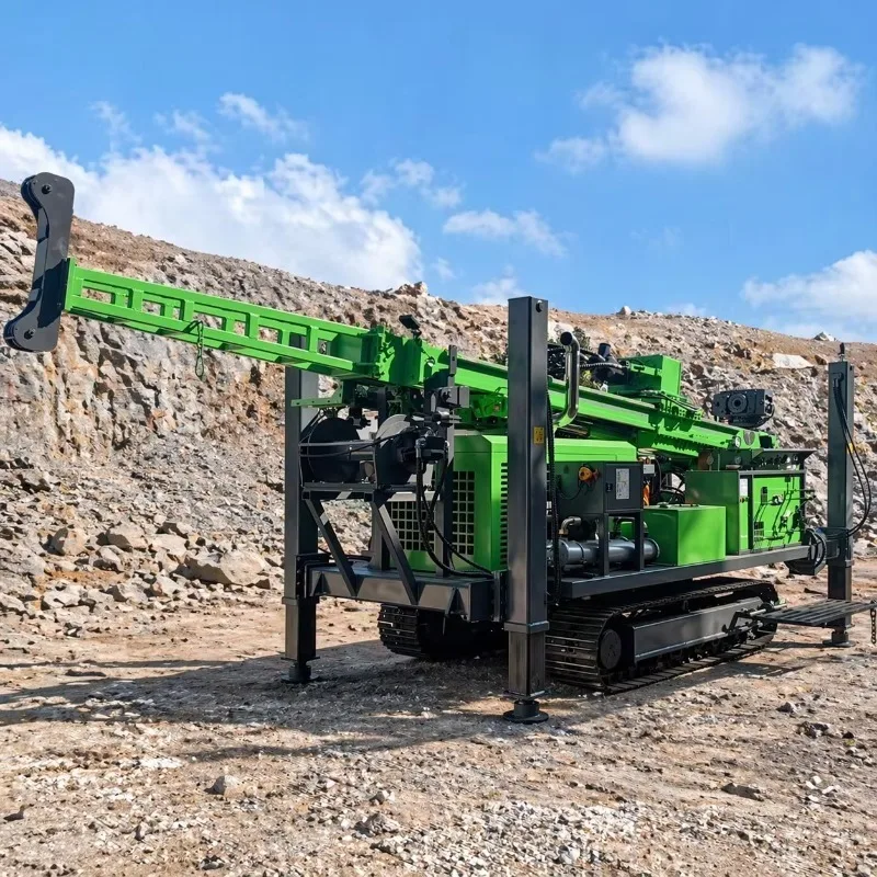 Customized 600m 800m 1000m 1600m Crawler Full Hydraulic Core Drilling Rig Portable Diamond Drill Rig Concrete Rock Core Drilling