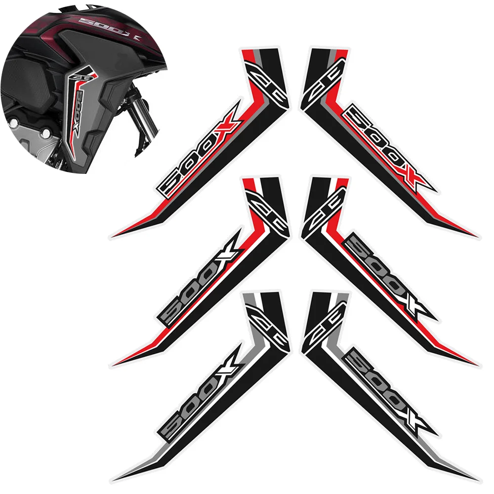 دراجة نارية لهوندا CB500X CB 500X حماية خزان الوسادة ملصق مائي شعار جذع الأمتعة هدية الحاجز 2016- 2021