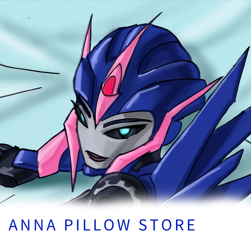 Dakimakura Transformers Prime Arcee 2WAY Hugging Body Pillow Case Anime Pillow Cushion Cover