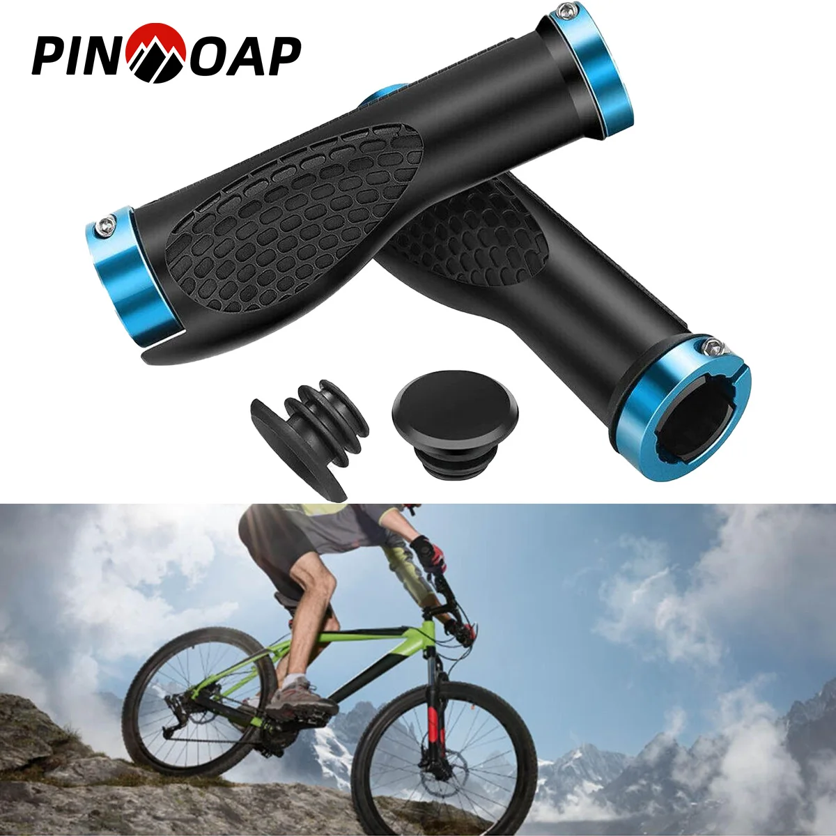 AliExpress pinmoap 2PCS Ergonomically Designed Anti Slip And Shockproof Bicycle Handlebar Protector Suitable For