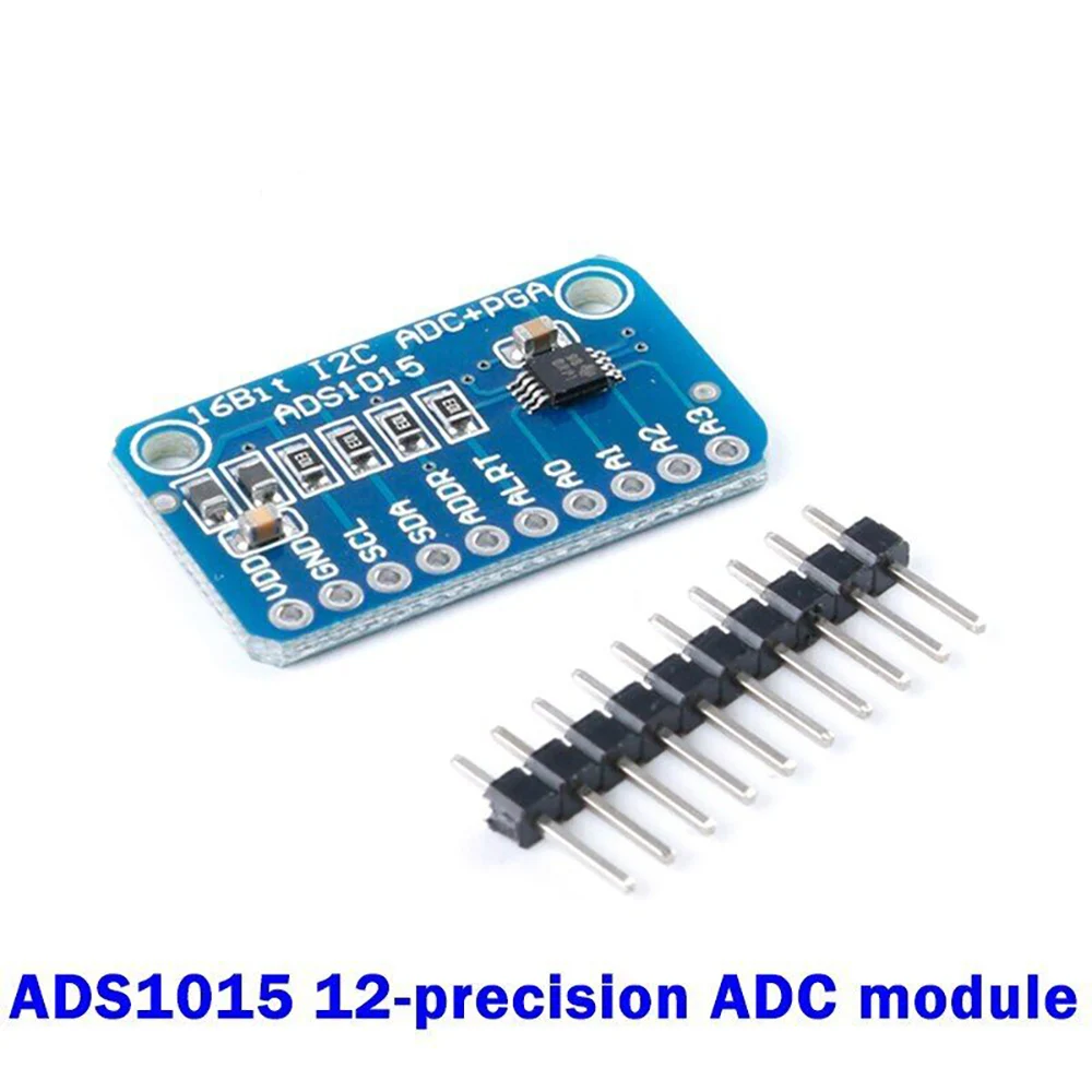 16 Bit I2C ADS1015 Module ADC 4 Channel With Pro Gain Amplifier for Arduino