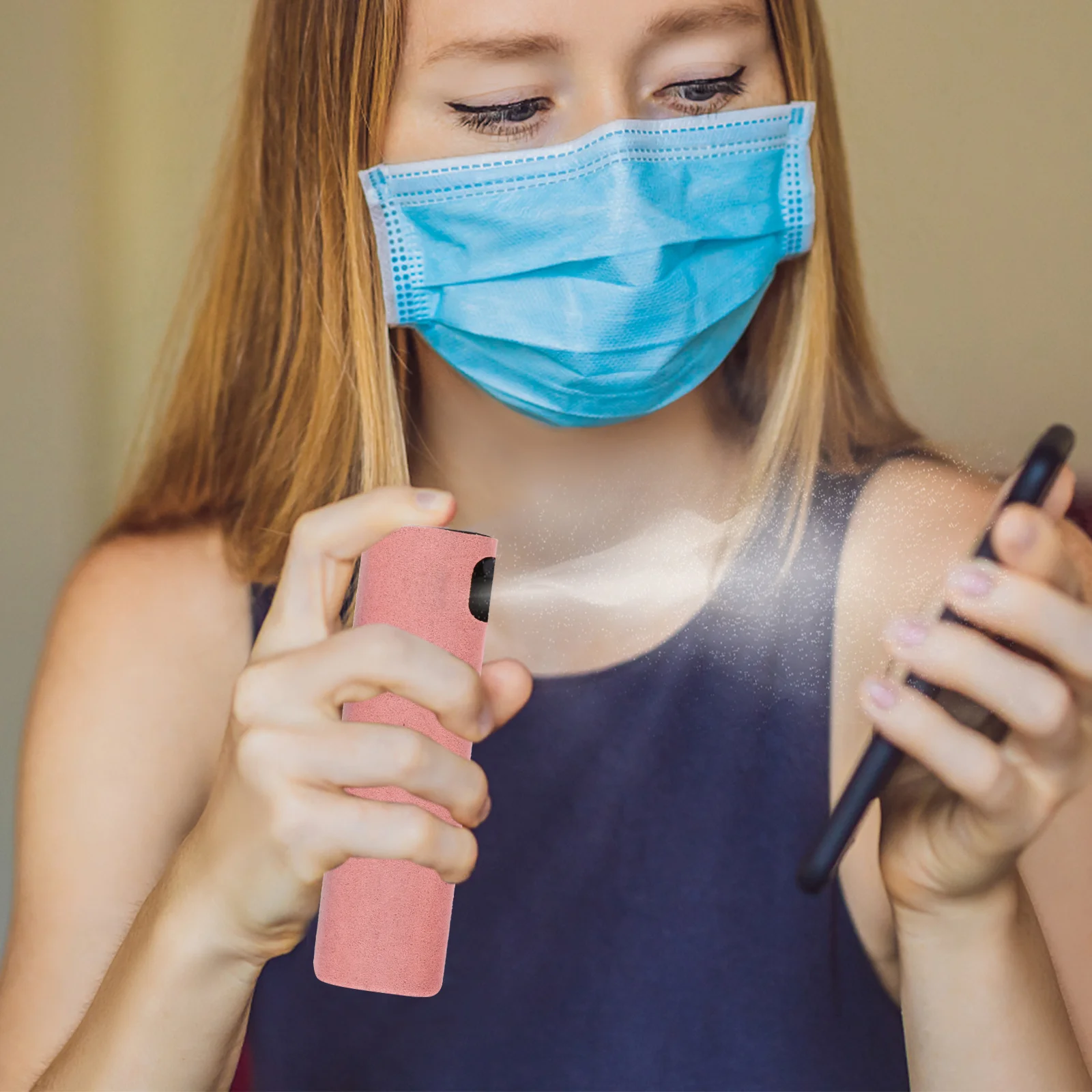 

2Pcs Glasses Cleaner Spray Lens Screen Cleaning Set Oil Fingerprint Dust Camera Lens Cleaner Spray for Phone Laptop Eyeglass