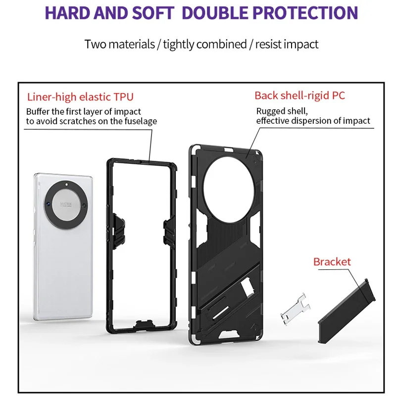 Ypm5 Schokbestendig Armor Case ForHonor 90 Lite Magic4 5X9 X9A X9B X6 X6S X8PhoneCover voor Huawei Nova 11 SE 9 Pro 8 8i Y61 Y90 Case