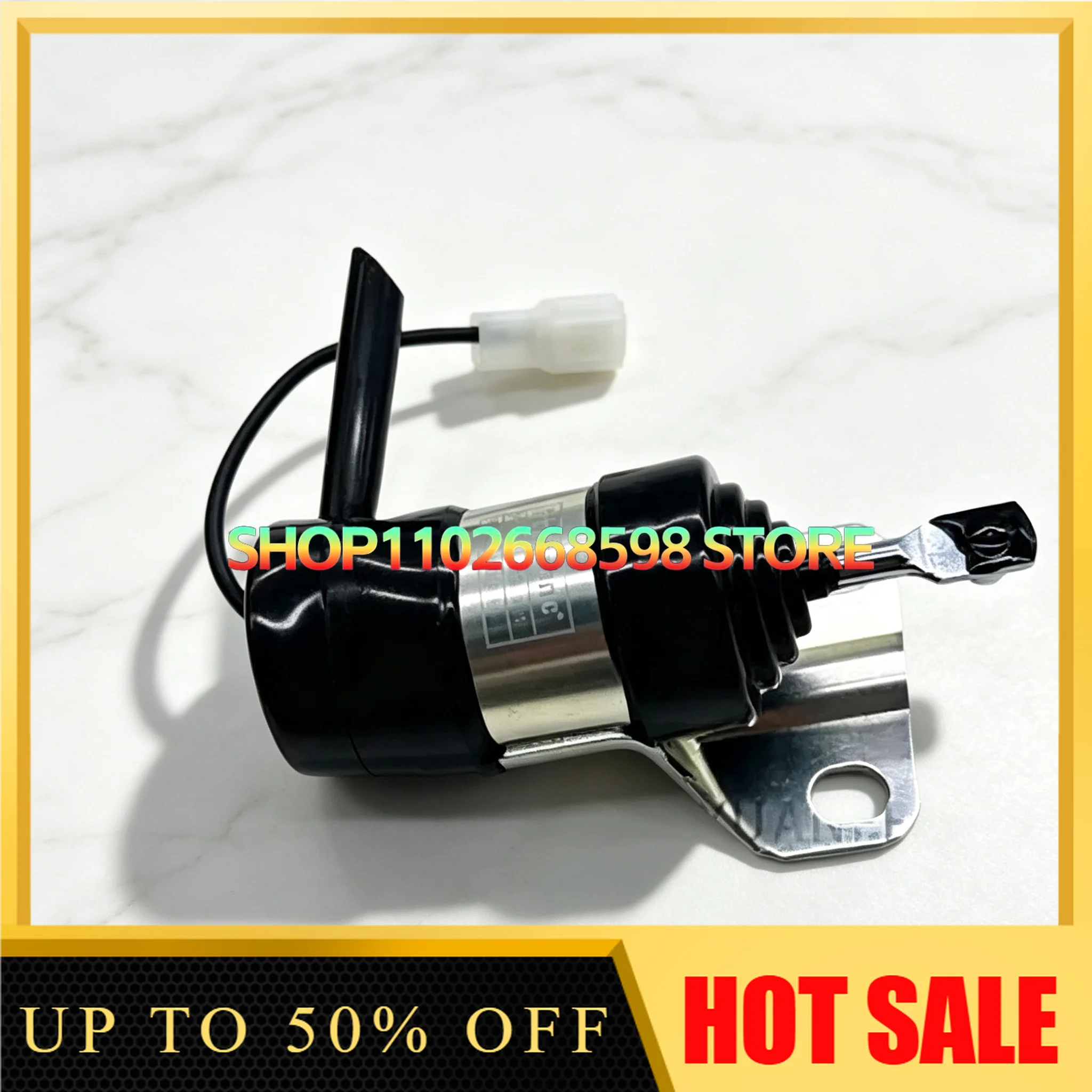 U10/15/17/10/20 Flameout Solenoid Valve 16851-60014 Excavator Harvester Flameout Switch for Construction Equipment