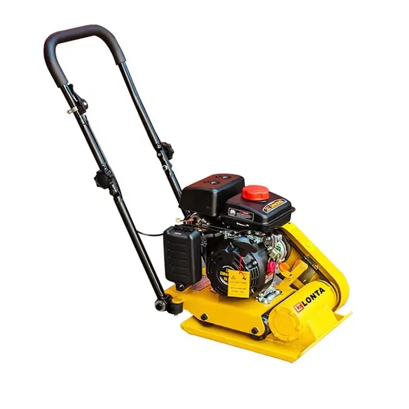 LONTA Factory Hand Held Engine Tamper High Performance Petrol Electric Vibrating Soil Earth Plate Compactor