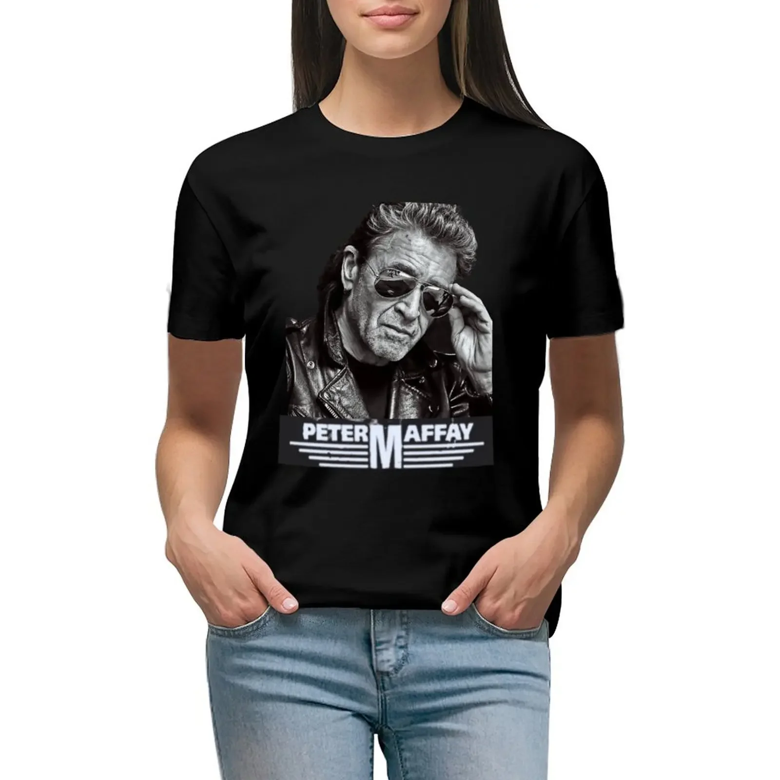 

Peter Maffay- rip Peter Maffay T-Shirt hippie clothes sports fans heavyweights oversized Women t shirt