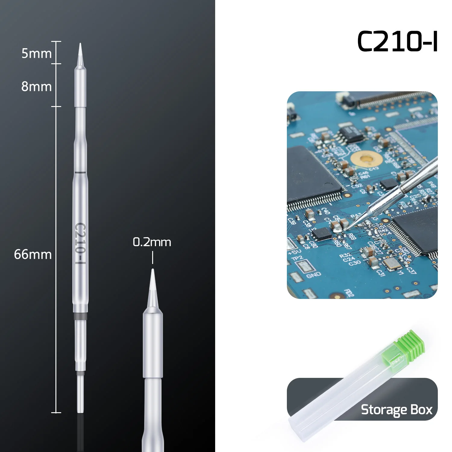 YIHUA C210 Soldering Iron Tip Heating Element for YIHUA Soldering Station 982D-III 982-V 992D-IIII 992D-II C210 Soldering Iron