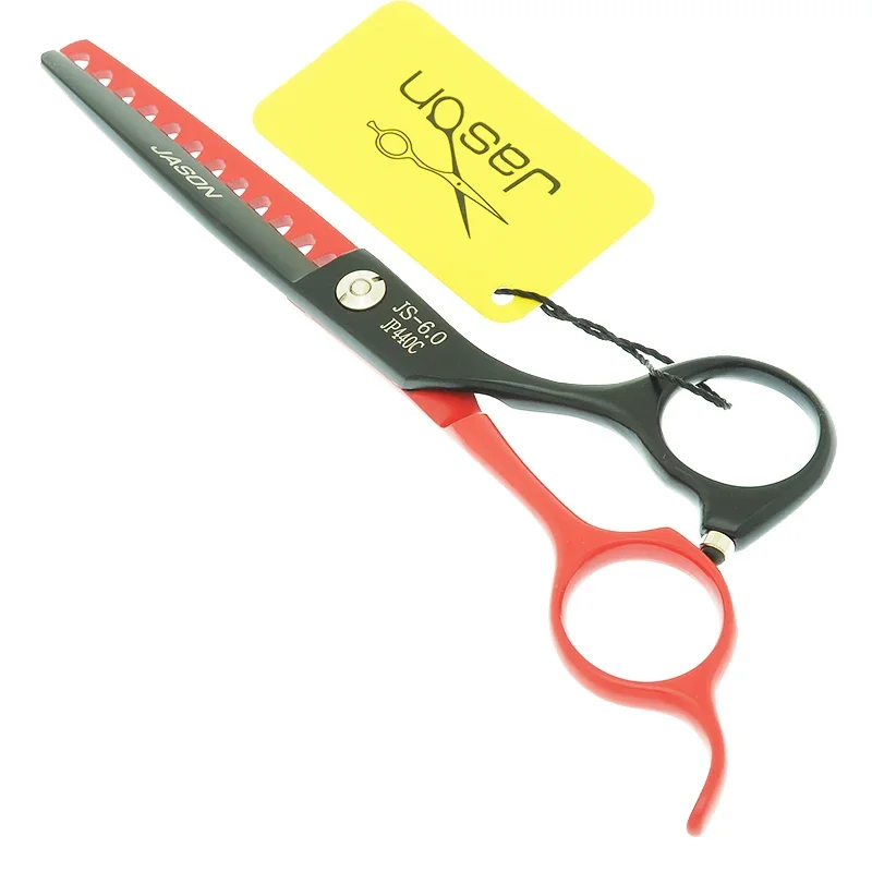 Jason 6 inch Hair Salon Thinning Scissors Barber Shears 12 Teeth Professsional Hairdressing Thinning Razors Styling Tools A0067D