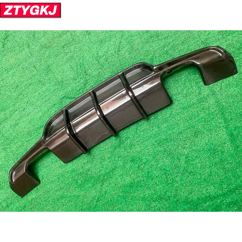 P Style Carbon Fiber Material Rear Bumper Lip Diffuser Splitter For BMW 3 Series F30 2012-2020