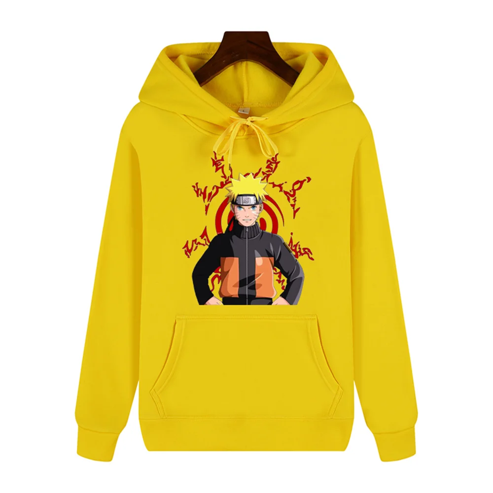 Bella Uzumaki Naruto stampa autunno/inverno confortevole morbido ispessimento da uomo di alta qualità casual fashion street felpa con cappuccio