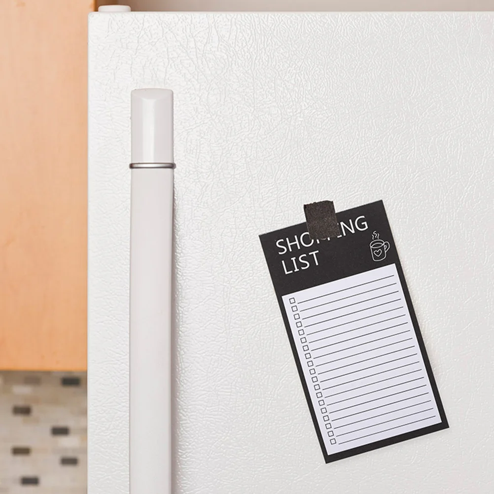 Magnetic Notepad โน้ตบุ๊ค Office สําหรับตู้เย็นครัวเรือนขนาดเล็ก Memo List ตู้เย็นร้านขายของชํากระดาษปฏิบัติสะดวก