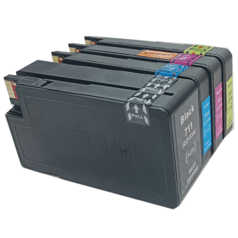 For HP711 HP711XL Compatible Ink Cartridge For HP DesignJet  T100 T120 T125 T130 T520 T525 T530 Printer