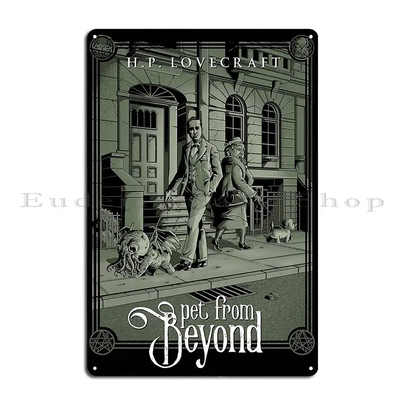 Pet From Beyond Saqman Metal Plaque Poster Bar Designs Create Wall Plaques Tin Sign Poster