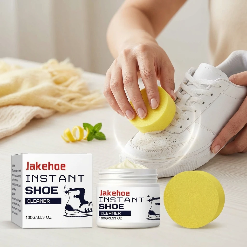 

Instant Shoe Cleaning Cream Removing Stains Restore Luster Form a Protective Layer Prevent Yellowing All‑purpose Sneaker Cleaner
