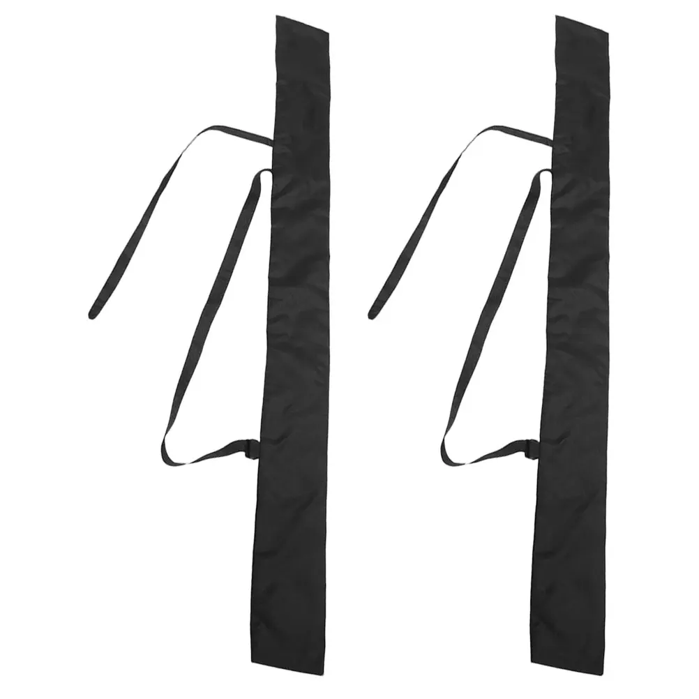 

2pcs Black 136cm Sword Carrying Bag Case Durable Material Suitable Cosplay Performance Movies Martial Tools Long Sword