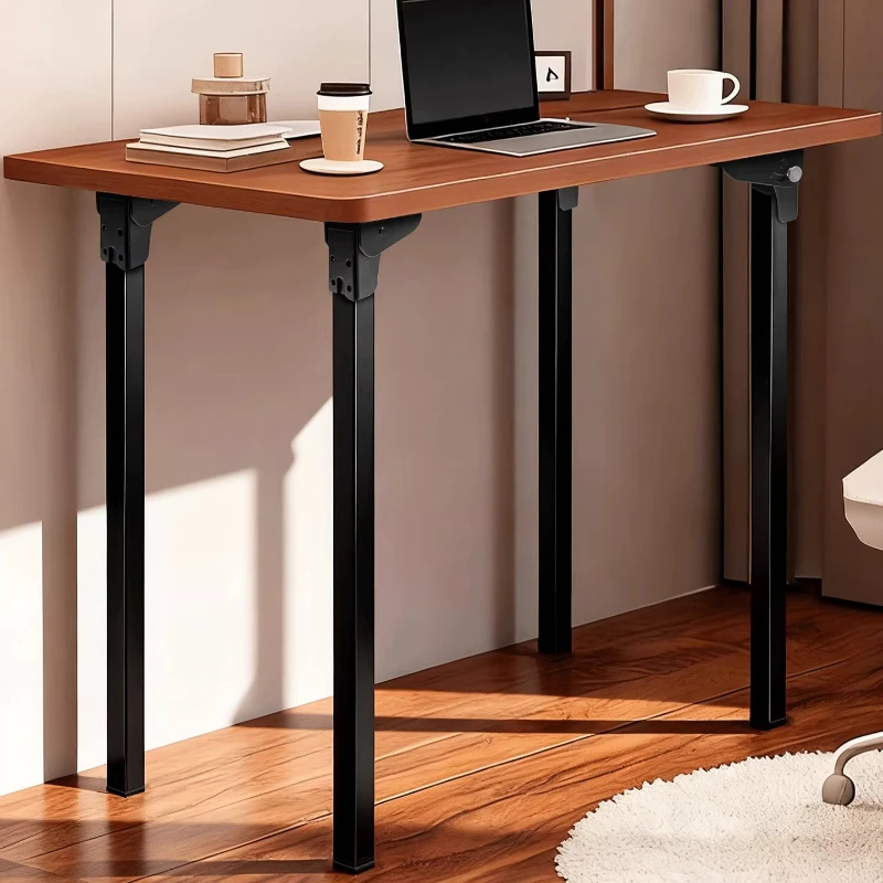 Foldable Metal Table Legs, Multifunctional Anti-Rust Bracket for Bed Tray Desk, Space Saving Support Feet for Small Spaces