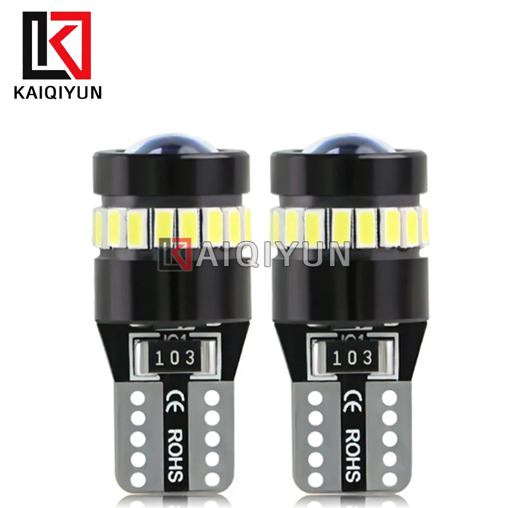 

2Pieces For Car LED Position Light Bulbs Interior Reading Lights T10 W5W LED Bulbs 6000K White Light High Quality Car Accessory