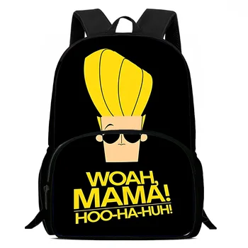 Johnny Bravos zaini per bambini ragazzi e ragazze studente regalo di compleanno borse da scuola per bambini zaino durevole da campeggio di grande capacità