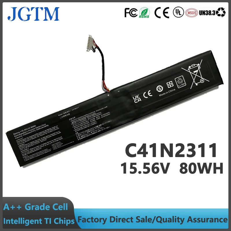 

C41N2311 15.56V 80Wh Laptop Battery Replacement Compatible for ASUS ROG Ally X RC72LA RC72LA-ALLYX.Z1X, Ally 2nd Handheld Gaming
