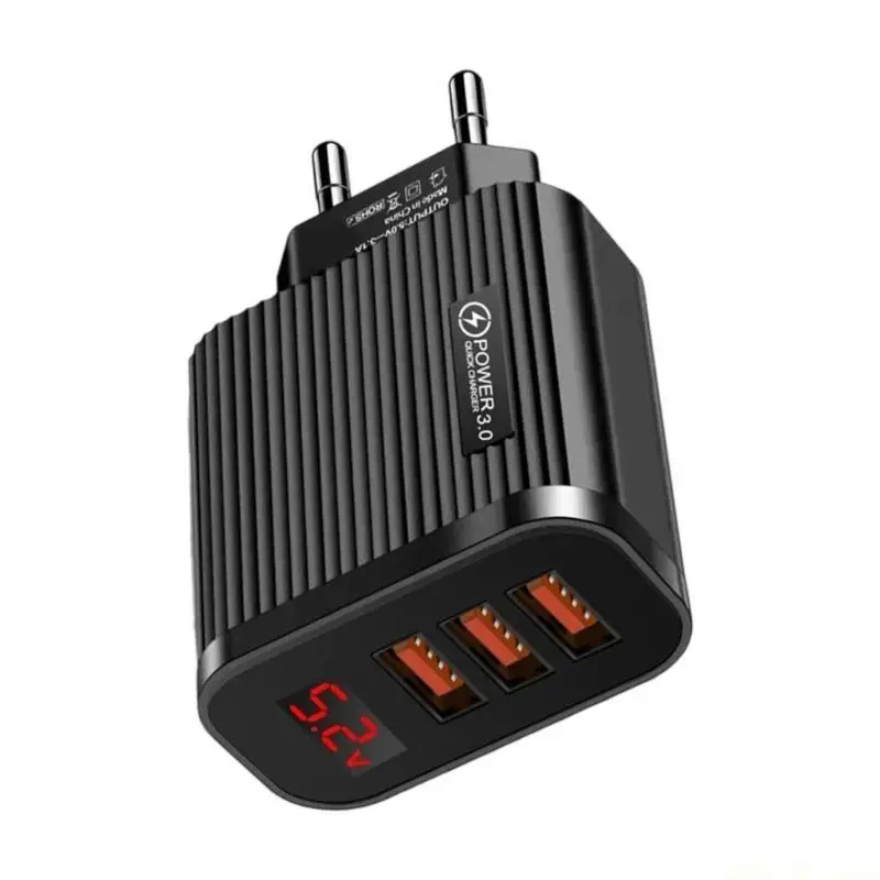 M5TD 30W 3 in 1 USB USB Charging Adapter 30W Multi Port Fast Charging Phone Charging Adapter For Smartphones Tablet