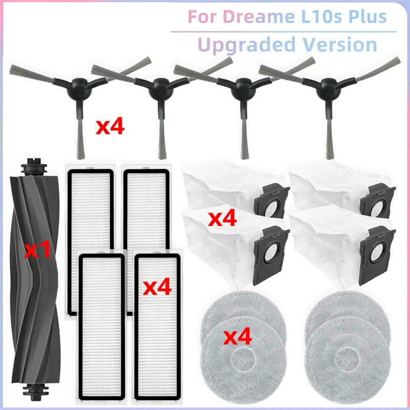 

GTBL Robot Vacuum Cleaner Replacement Parts Main Roller Side Brush Hepa Filter Made Of High Quality Materials