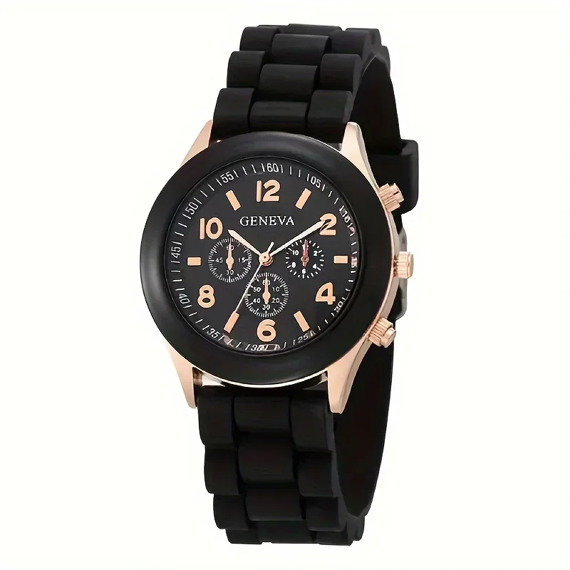 Stylish Round Pointer Quartz Watch, Gift for Her