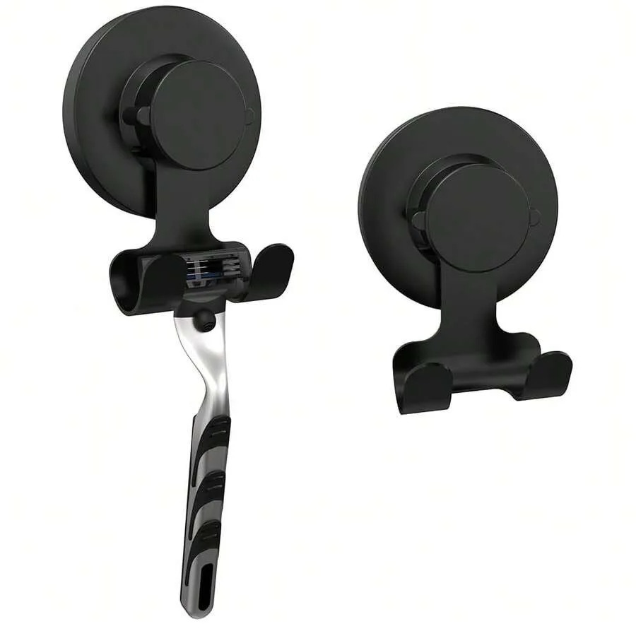 

Suction Cup Hooks Razor Holder Powerful Vacuum Organizer For Towel, Razor, Coat, Bathrobe And Loofah 304 Stainless Steel Remova