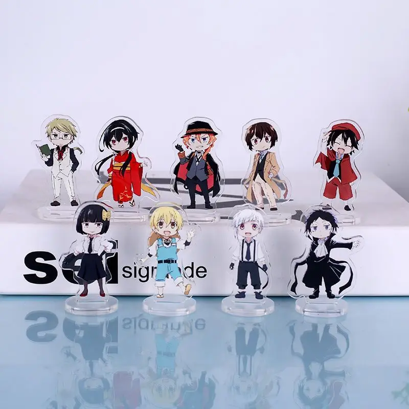 

Bungo Stray Dogs Figures Stand Model Plate Nakajima Atsushi Plate Desk Decor Standing Desktop Decoration Kids Friends Gift Cos