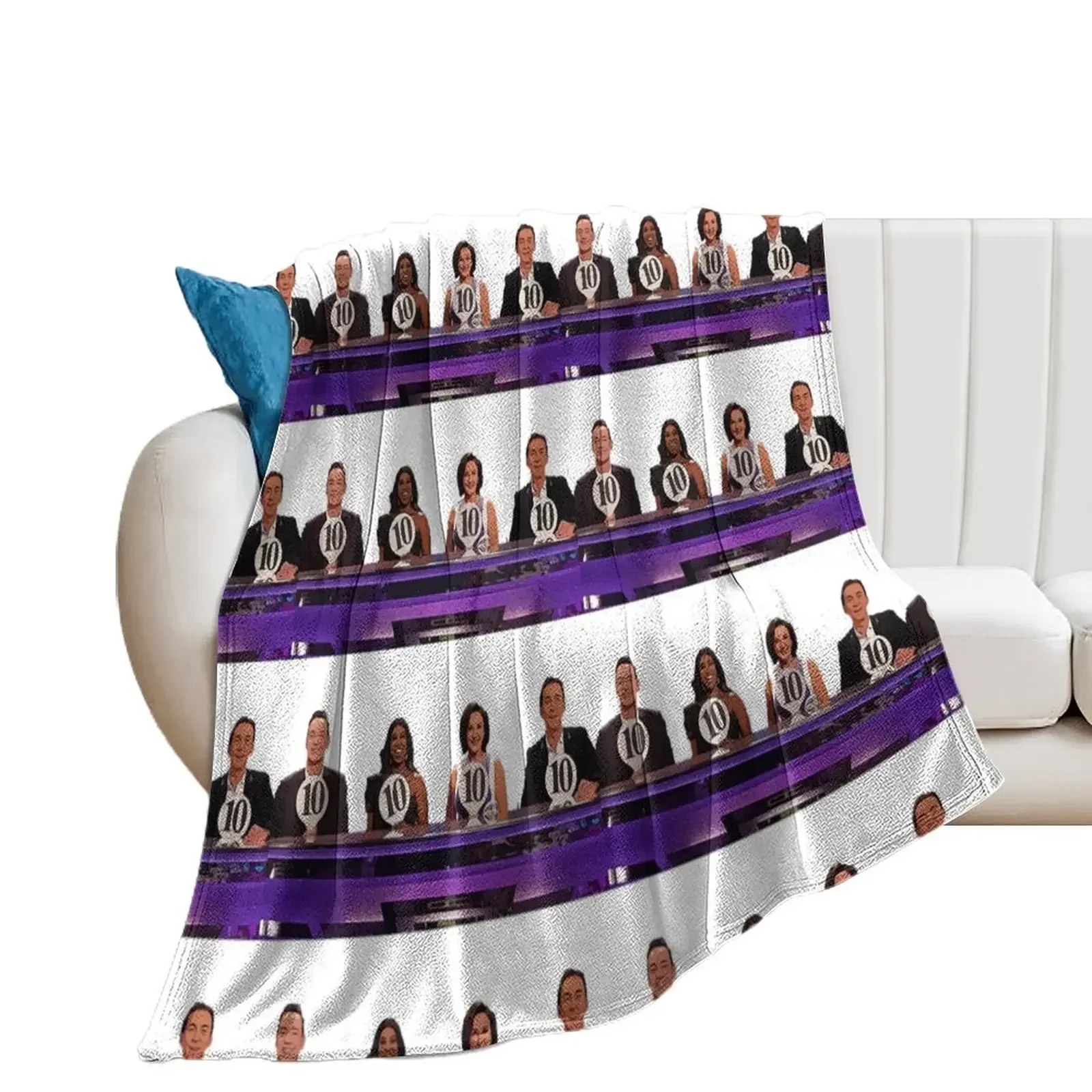 Strictly Judges 10s Throw Blanket Luxury decorative Blankets