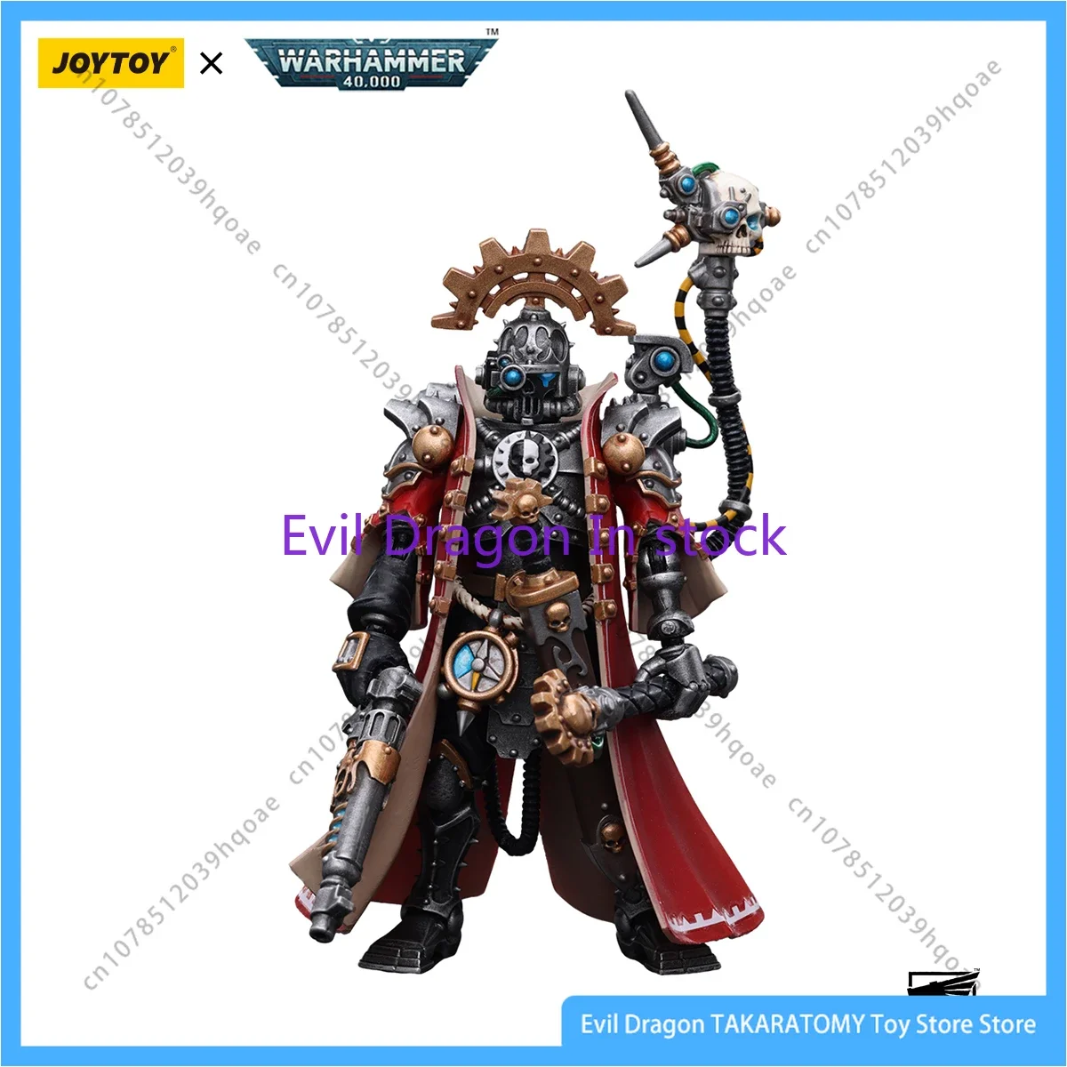 JOYTOY Warhammer 40k 1/18 Action Figures Anime Adeptus Mechanicus Squirrel Marshal Collection Model Toys