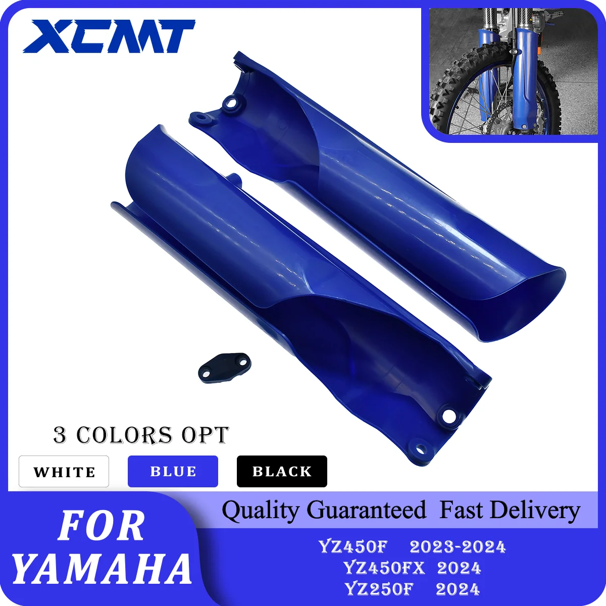 

Motocross Fork Cover Shock Absorber Guard Protector For YAMAHA YZ250F YZ450F YZ450FX YZ 250F 450F 450FX 2023 2024 Dirt Pit Bike