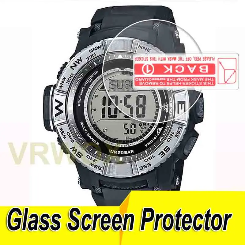 2PCS/3PCS  Glass Screen Protector For PRW-3500  Watch,2.5D Rounded Edges 9H