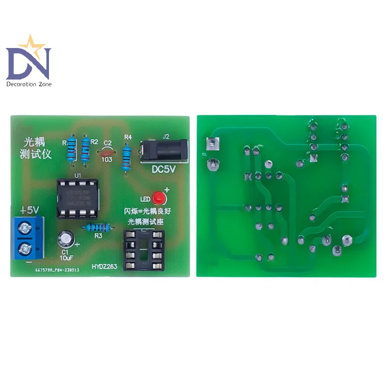 Optocoupler Tester Kit, Board Practice Welding, produto eletrônico DIY, peças sobressalentes