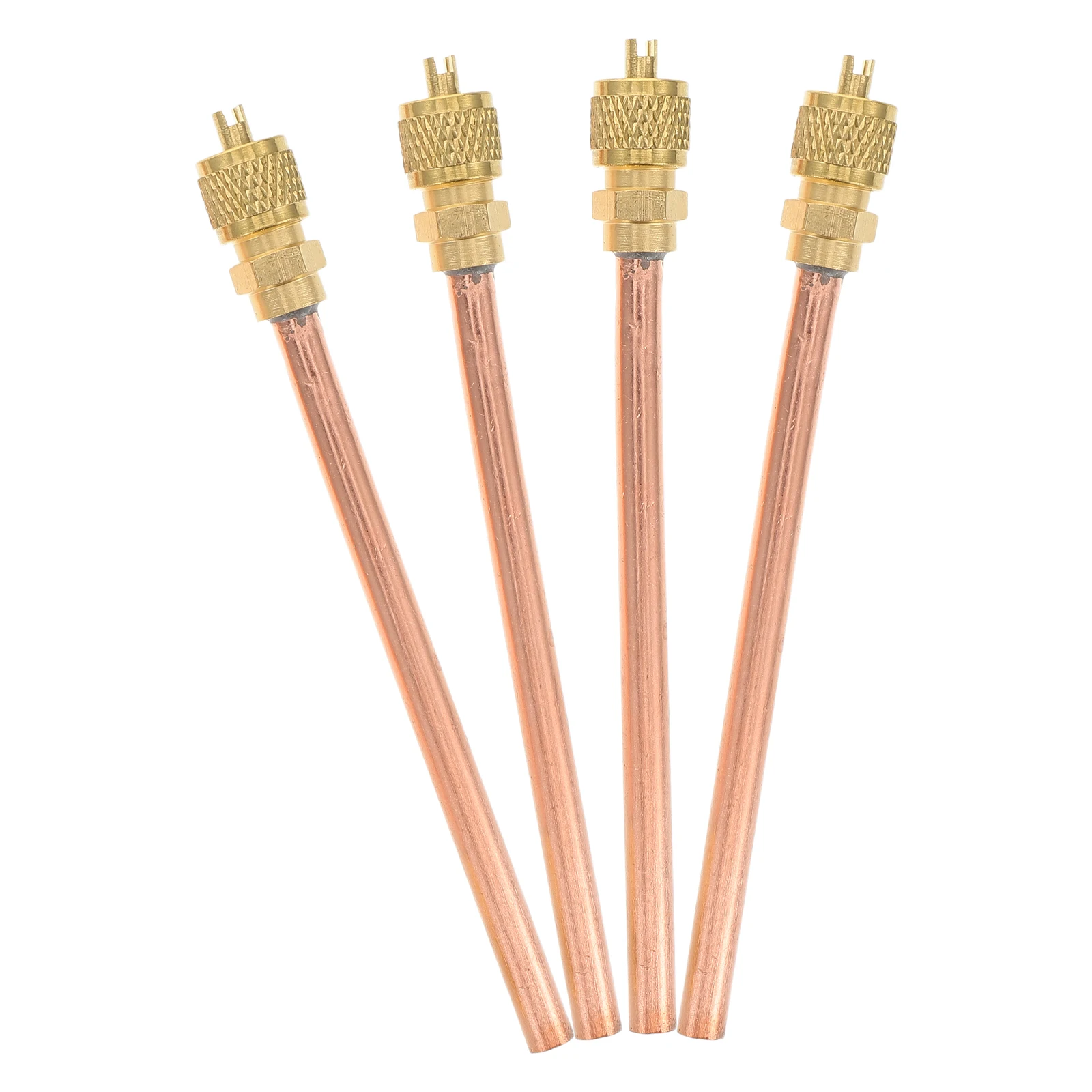 

4pcs Refrigerator One-way Valve Air Conditioner Copper Tube 6.35mm Diameter 0.35mm Wall Thickness Cooling System Accessories