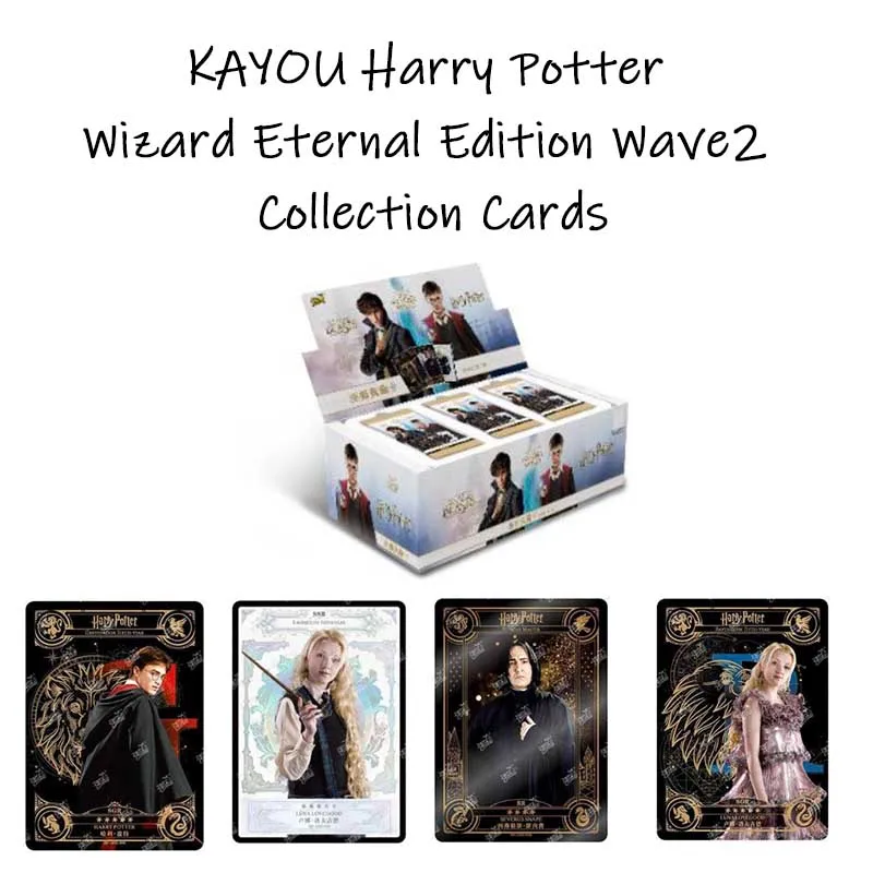 KAYOU Harry Potter Collection Cards Wizard Eternal Edition Wave2 - Holo Rare Playing Cards Christmas Gift Kids
