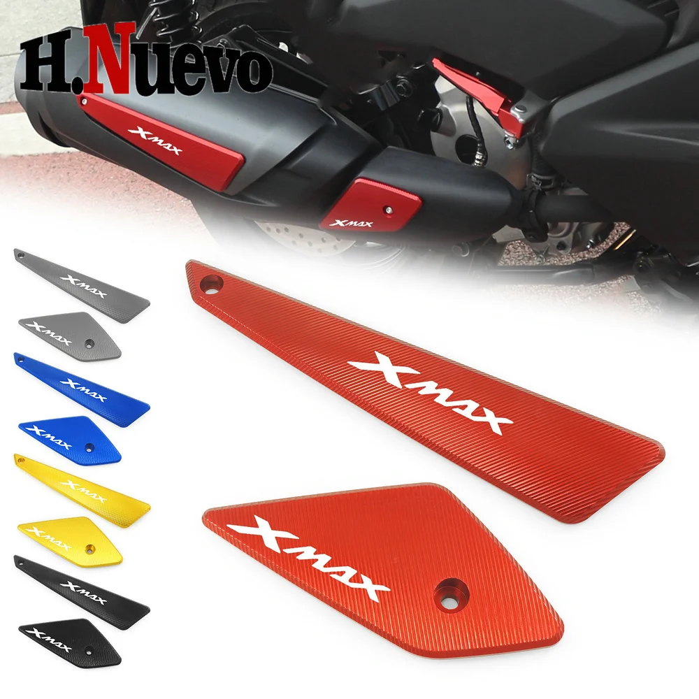 

Motorcycle Accessories CNC Aluminium For YAMAHA XMAX300 XMAX 300 2025+ Exhaust Heat Dhield Protector Guard Cover