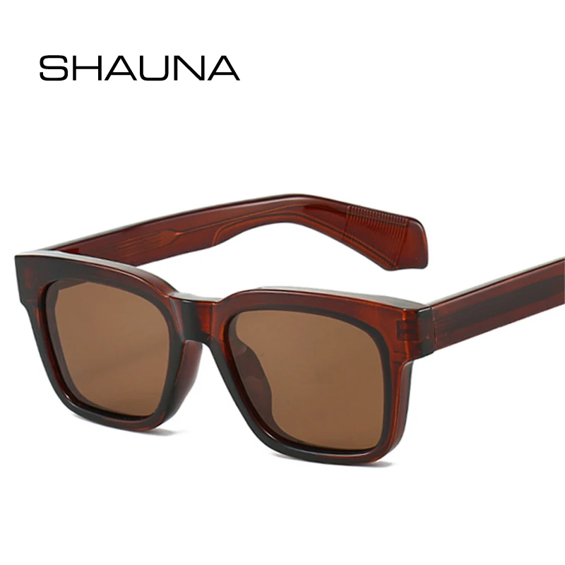

SHAUNA New Square Polarized Sunglasses Women Shades UV400 Fashion Luxury Gradient Men Outdoors Sun Glasses