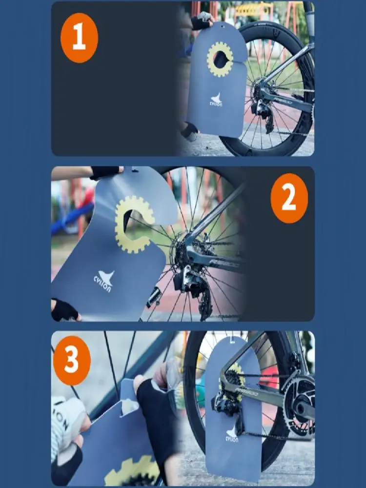 AliExpress NONE Anti Grime Bike Disc Wash Cover Anti-oil Baffle Protection Cover Washing Brake Cover Wash Protective Extended Cycling Disc Guard